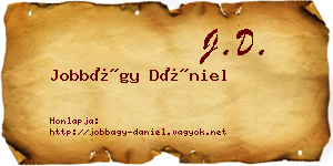 Jobbágy Dániel névjegykártya