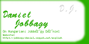 daniel jobbagy business card